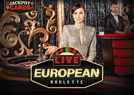 Live European Roulette oyunu