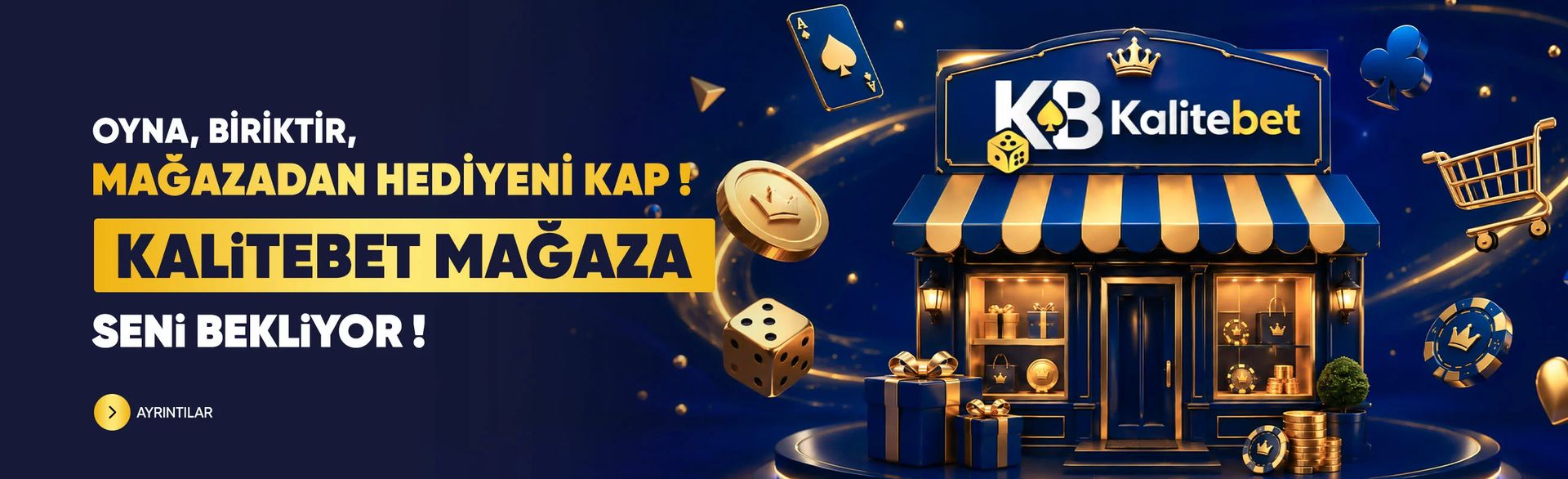 Kalitebet Mağaza: puanını topla, hediyeni al