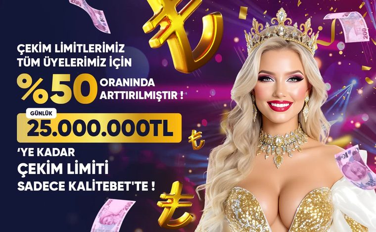 Çekim limiti %50 artışla 25.000.000 TL’ye kadar