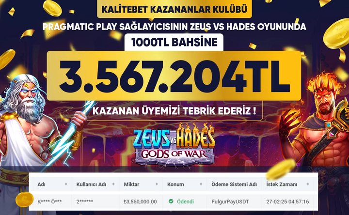 Kalitebet kazanan duyurusu 4