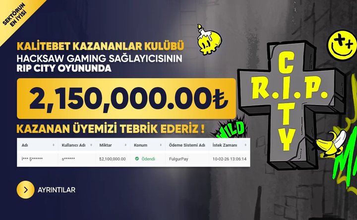 Kalitebet kazanan duyurusu 5