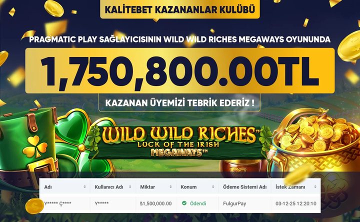 Kalitebet kazanan duyurusu 9